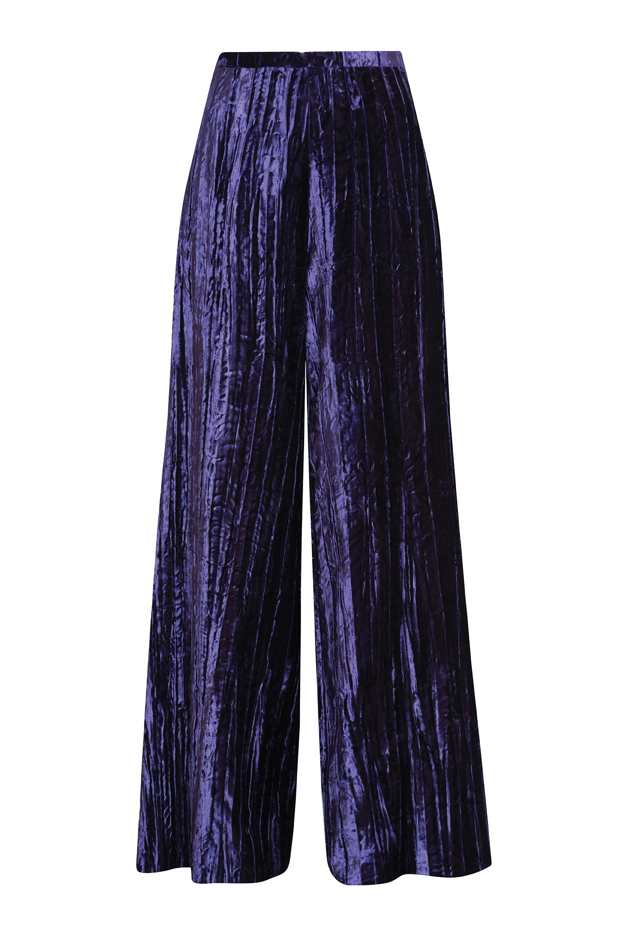 Crushed velvet wide leg pants hotsell