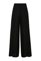 Camille Trousers in Black Silk Chiffon