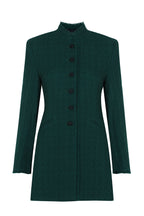 Zoe Jacket in Bottle Green Tweed
