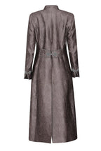 Vanessa Coat in Greige Brocade