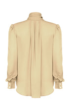Denisa Blouse in Honey Silk Satin