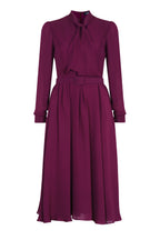 Gaie Dress in Orchid Silk Double Georgette
