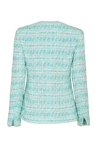 Ginette Jacket in Mint Tweed