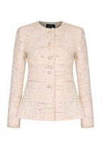 Ginette Jacket in Vanilla Tufted Tweed