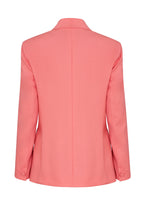 Imogen Jacket in Watermelon Wool Faille