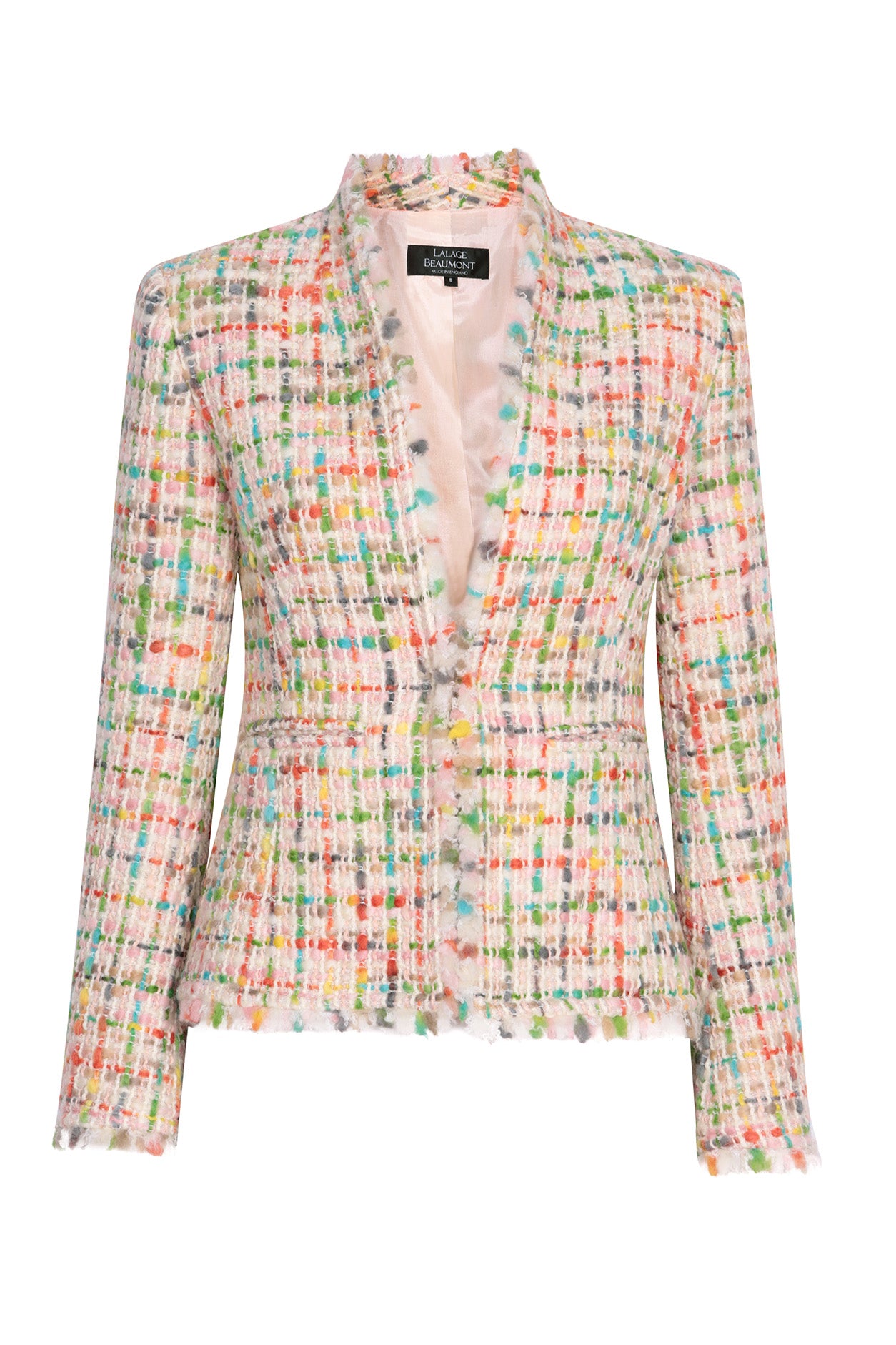 Tweed Jacket in Cream/Multi - Diana – Lalage Beaumont