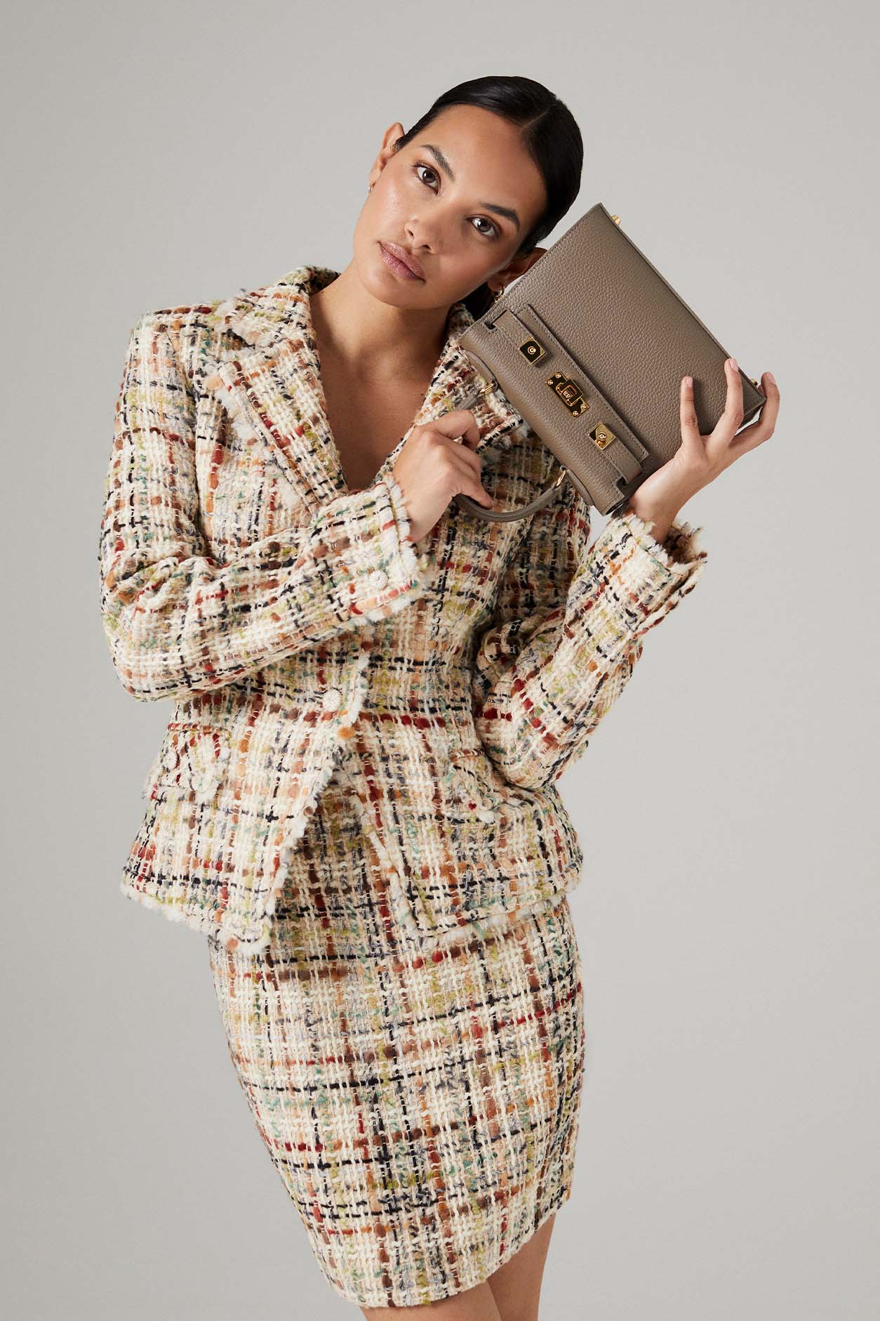 Brown Winter Tweed Jacket - Ingrid – Lalage Beaumont
