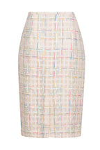 Penelope Skirt in Cream/Multi Tweed