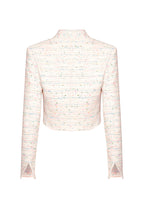 Tweed Short Jacket in Pastel Colours - Hermione