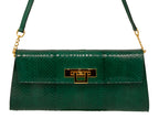 Fonteyn Clutch Snakeskin - Emerald