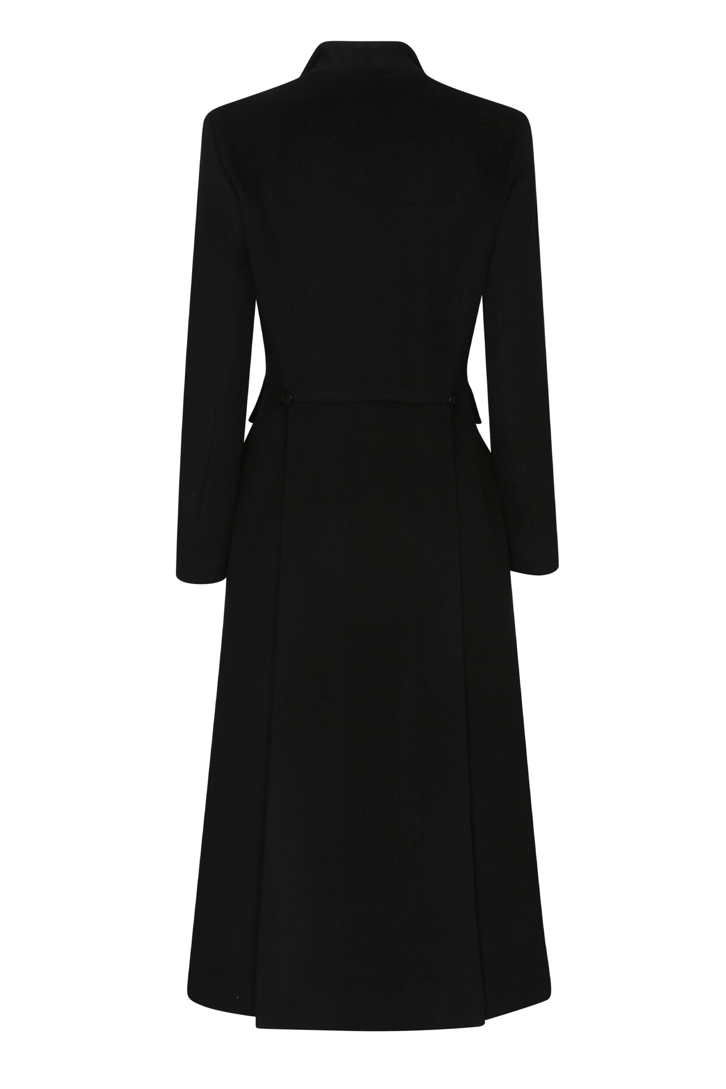 Cashmere/Wool Coat in Black - Dulcima – Lalage Beaumont