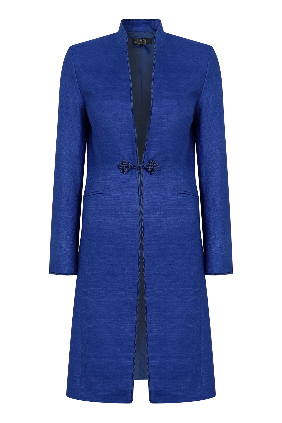 Royal blue outlet dress coat