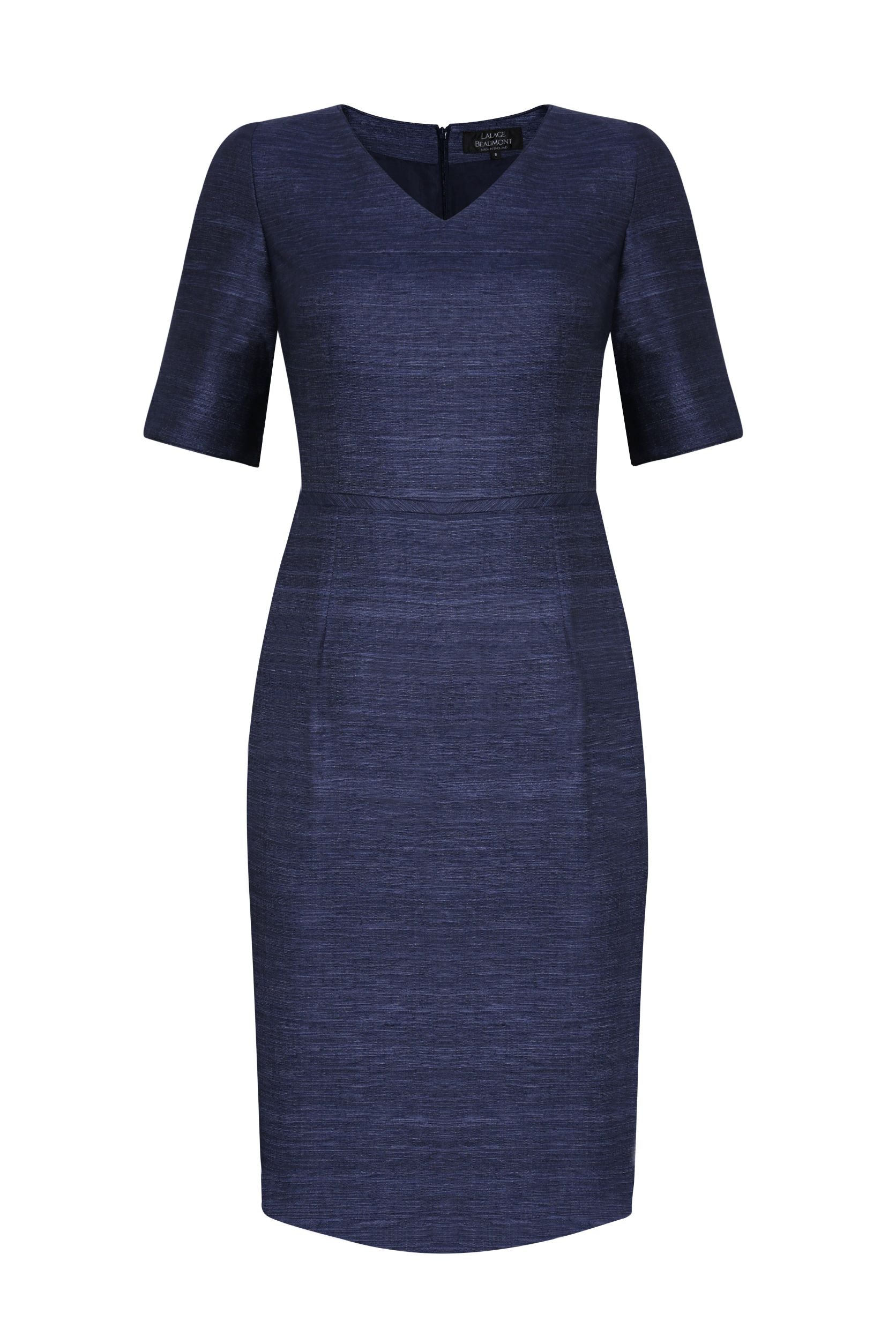 navy short sleeve shift dress Z Supply Routine Shift Mini Dress In Navy Cotton