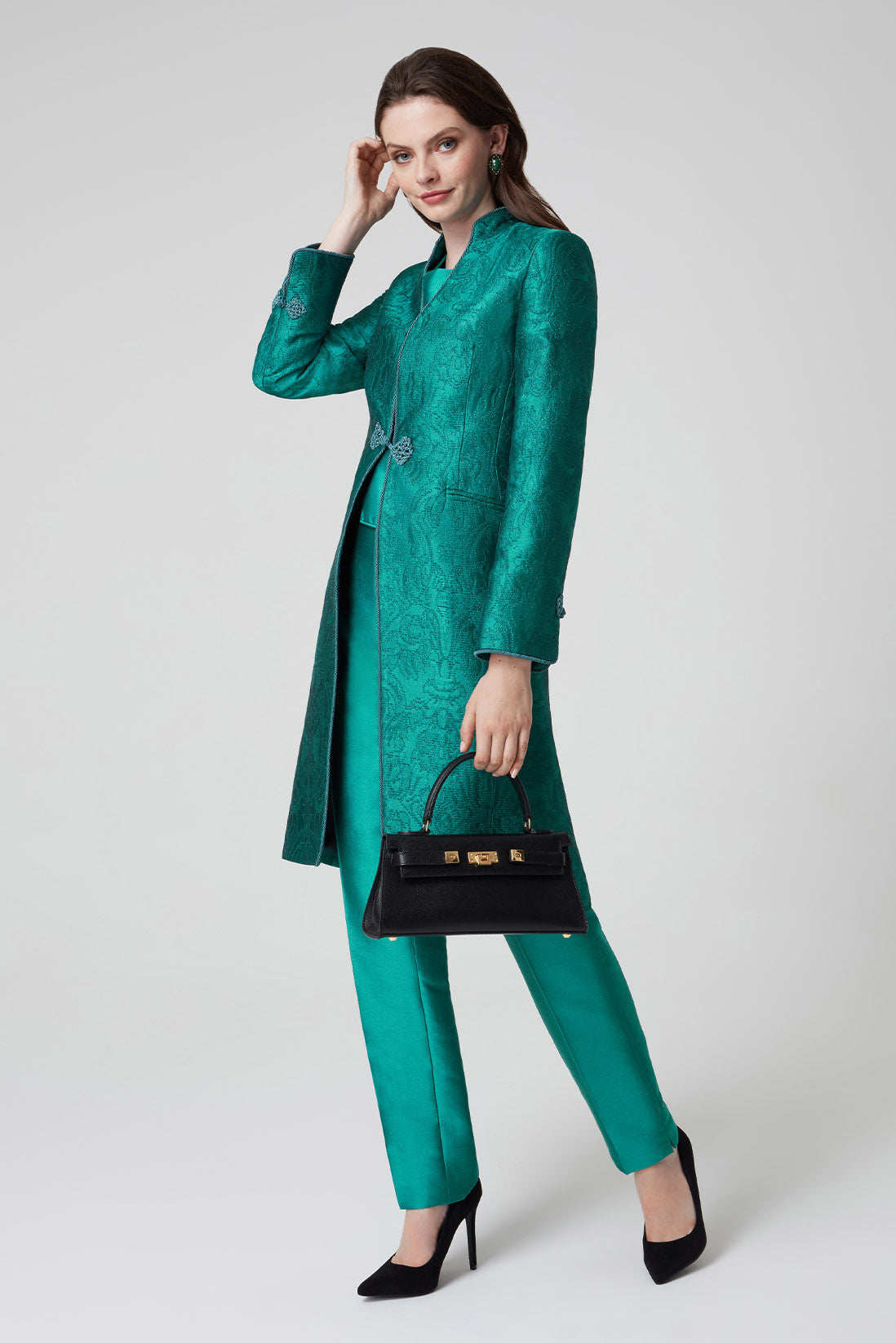 Vicky Peacock Dress Coat | Lalage Beaumont