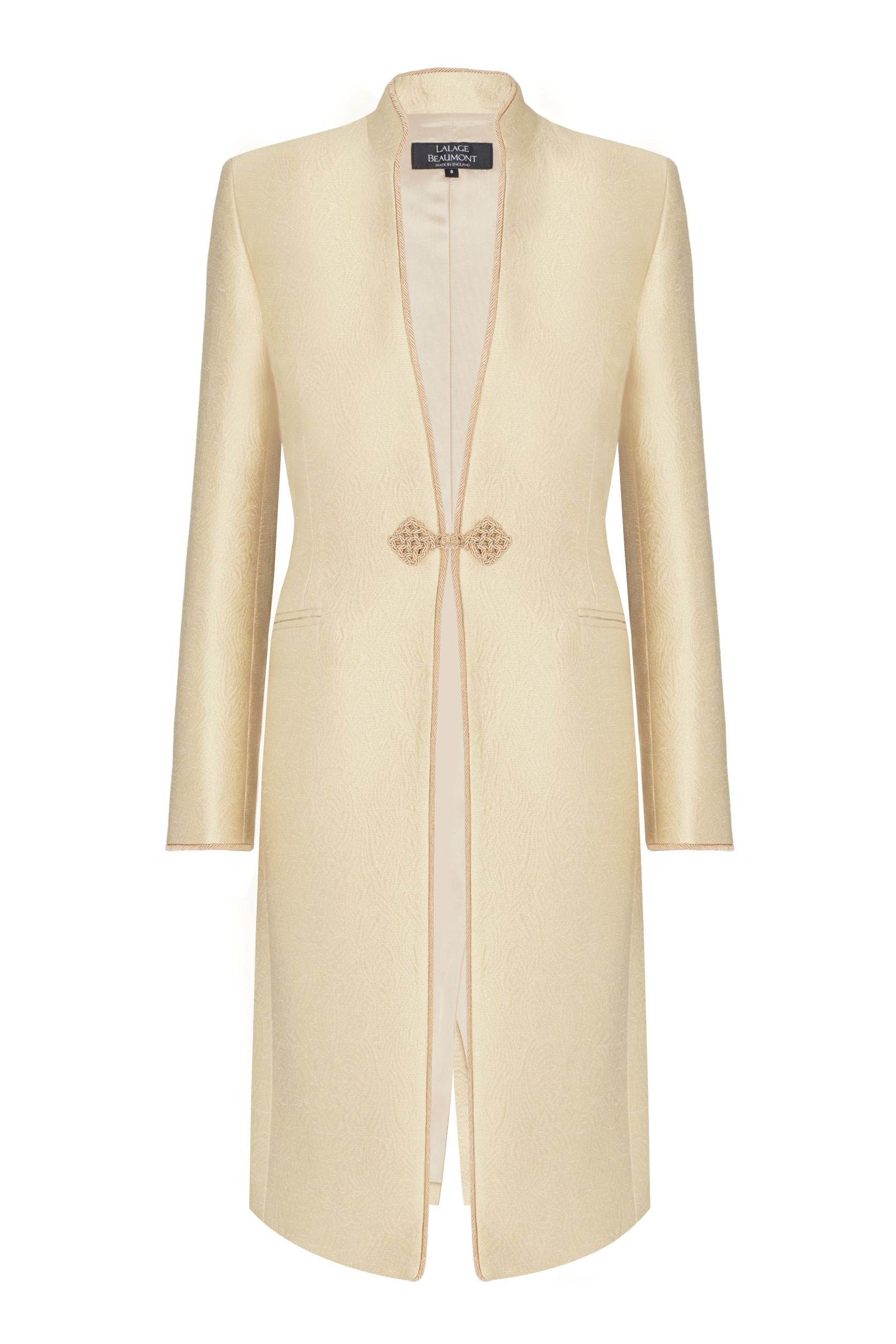 gold coat dress Monica Gold Blazer Dress