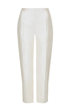 Ivory Sateen Trousers - Phoebe