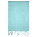 Silk Stole - Pale Turquoise