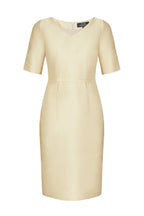 Gold Sateen Dress - Amelia