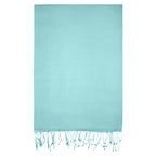 Silk Stole - Pale Turquoise