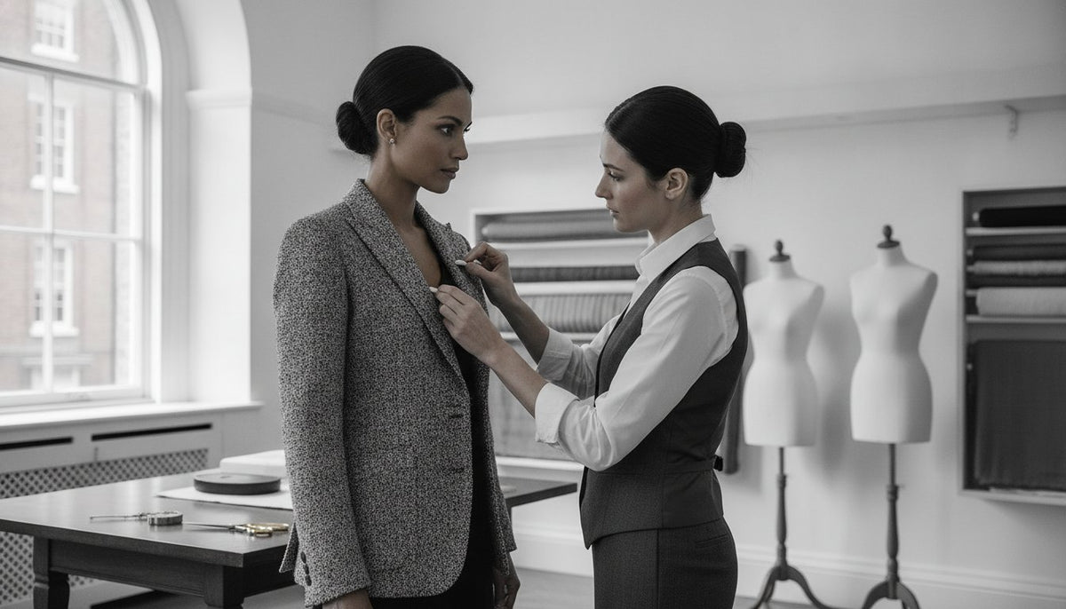 The Bespoke Tailoring Process for Women: A Journey into British Craftsmanship