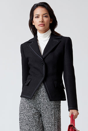 Wool Crepe Cape-Sleeve Coat - Women - Ready-to-Wear
