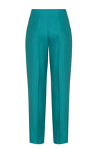 Narrow Leg Trousers in Teal - Phoebe