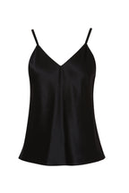 Cami Top in Black Silk