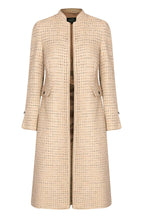 Claire Coat in Camel Tweed