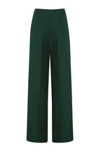 Paloma Trousers in Bottle Green Wool
