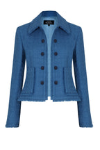 Davi Jacket in Rackley Blue Boucle