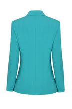 Imogen Jacket in Topaz Wool Faille