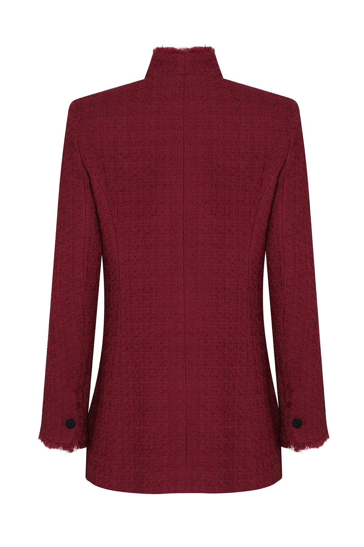 Isabelle Jacket in Dark Rose Boucle