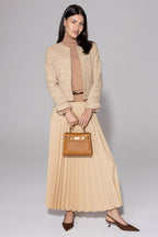 Gina Jacket in Camel Tweed