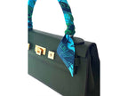 Banderole - Silk Ribbon Scarf - Rainforest Dusk