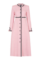 Sienna Coat in Ballet Pink Tweed