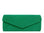 Clutch Handbag Suede - Green Emerald