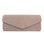 Clutch Handbag Suede - Beige