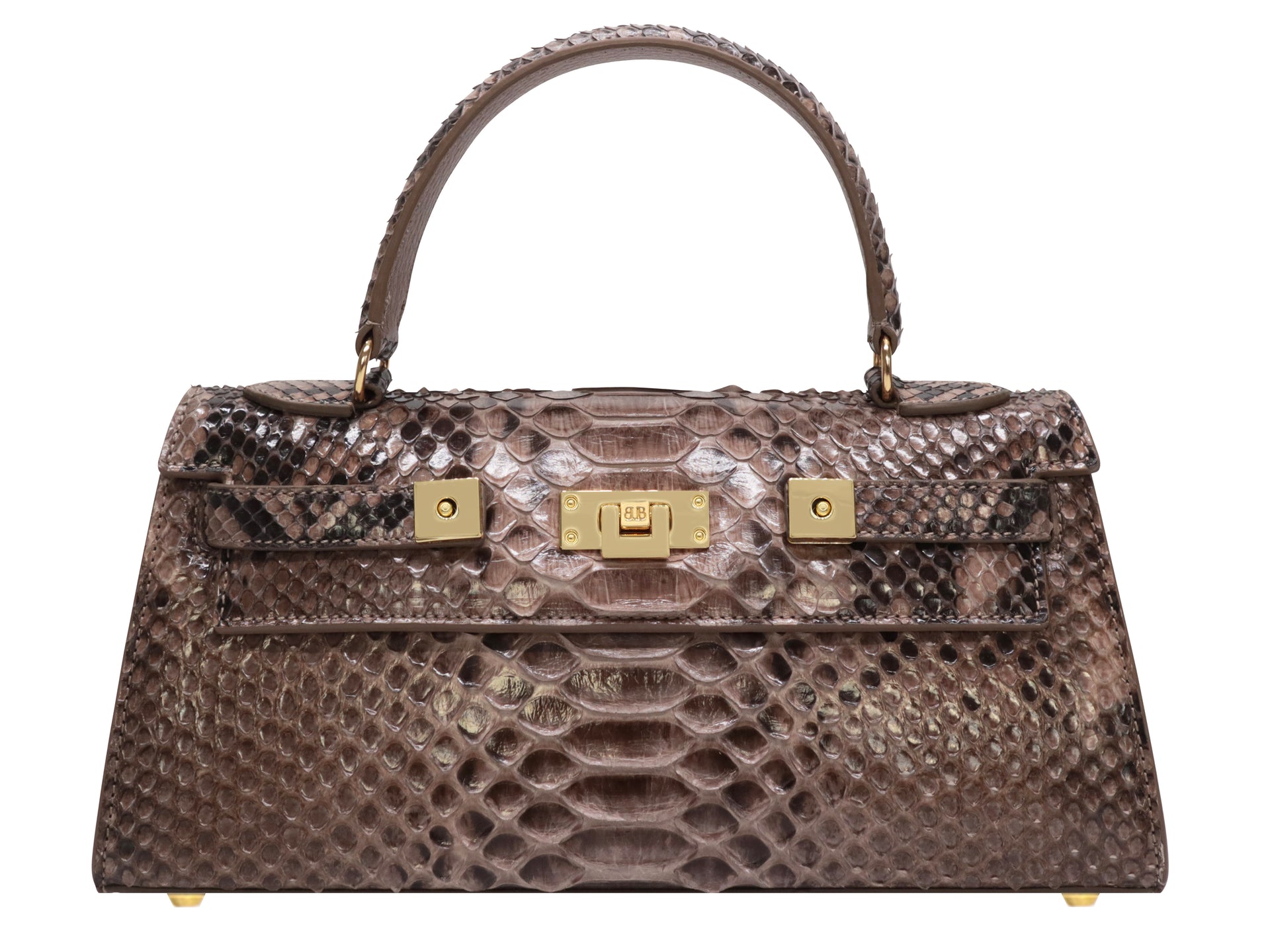 Maya East West Pythonskin Handbag