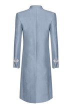 Vicky Coat in Ash Brocade