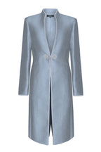 Vicky Coat in Ash Brocade