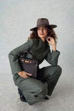 Paloma Trousers in Lovat Donegal
