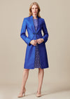 Sapphire blue jacket for weddings and occasions