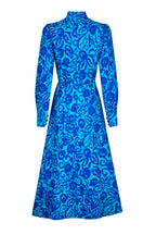 Smart Dress in Silk/Wool Printed Matelassé - Sophie