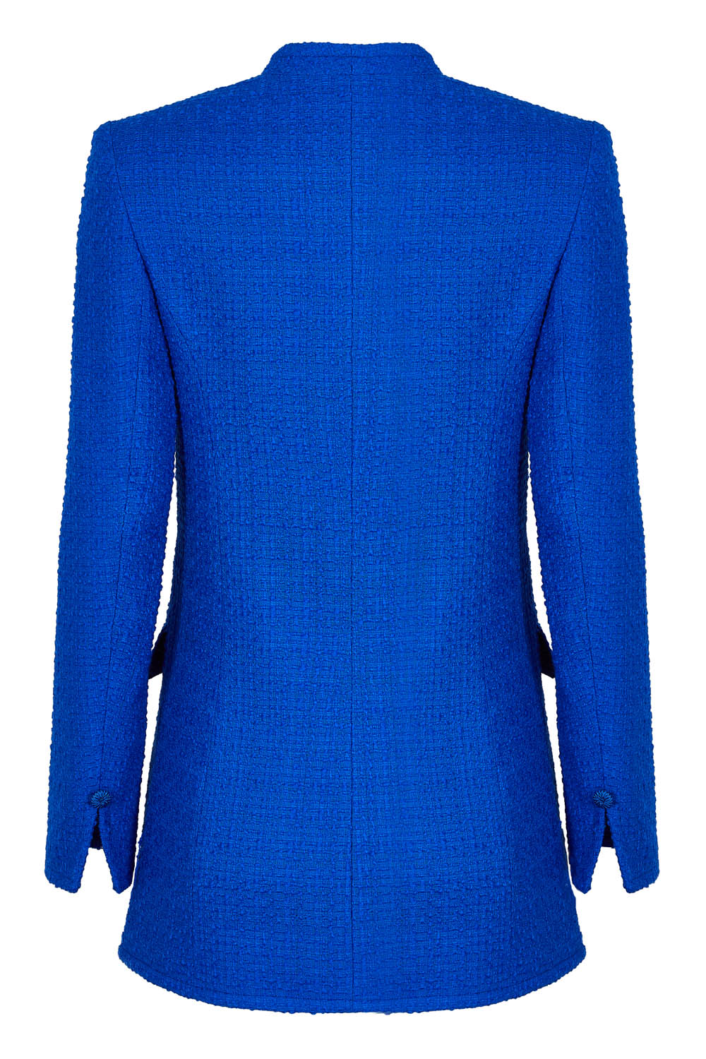 Royal Blue Tweed Jacket - Evelyn