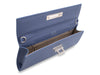 Fonteyn Clutch Caribou Soft Grainy Print Calf Leather Handbag - Bluebell
