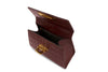 Fonteyn Mignon Orinoco 'Croc' Print Calf Leather Handbag - Brown