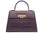 Fonteyn Large Orinoco &#39;Croc&#39; Print Calf Leather Handbag - Plum