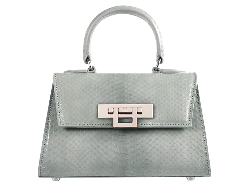 Fonteyn Mignon Snakeskin Handbag - Grey