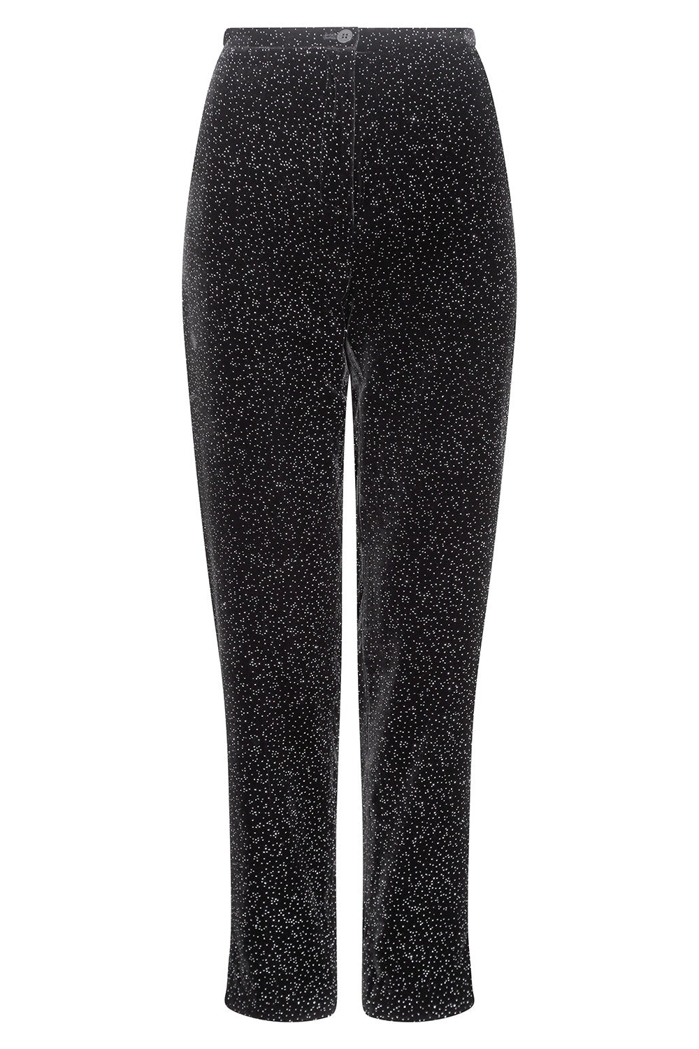 Occasion wear trousers in black fitted