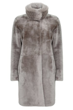 Luxury otter fur jacket for women